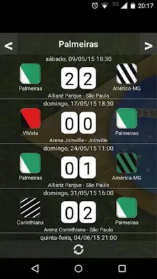 Brasileirão FAN android App screenshot 2